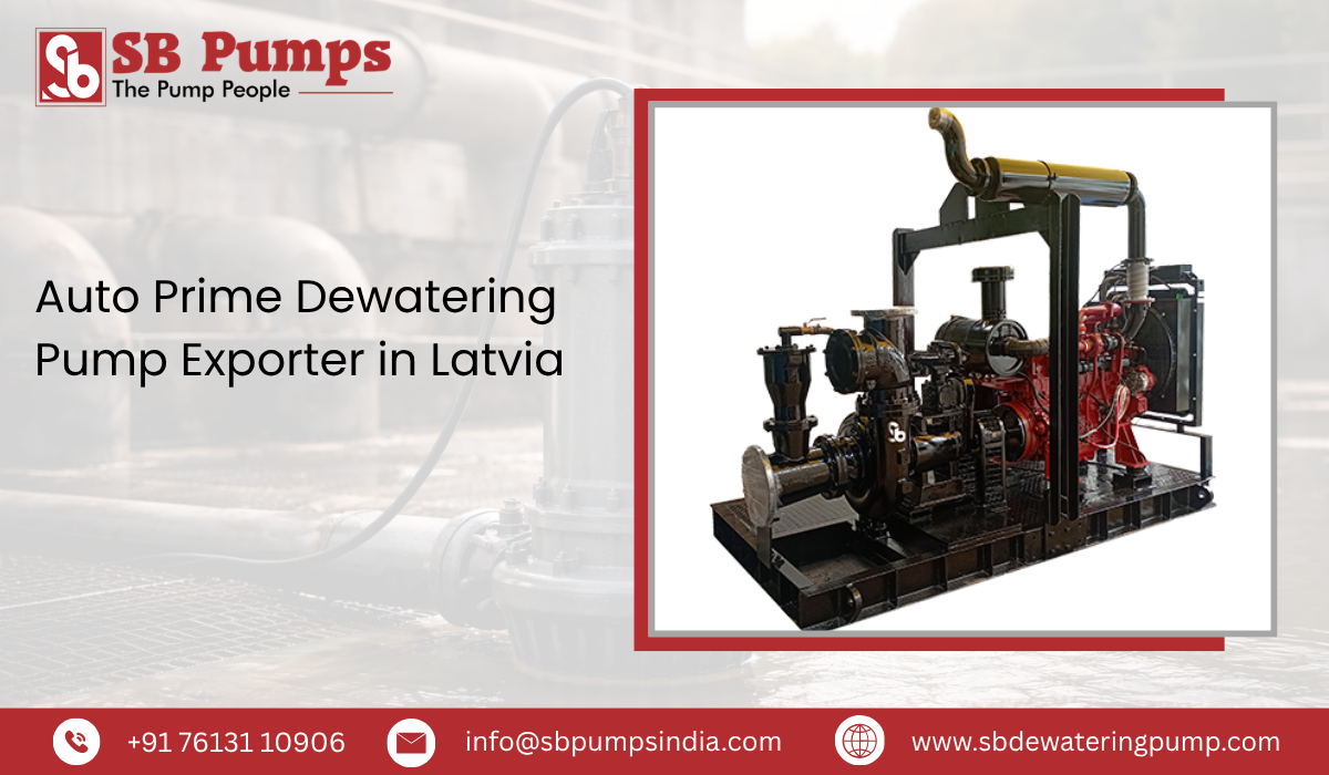 Auto Prime Dewatering Pump Exporter in Latvia