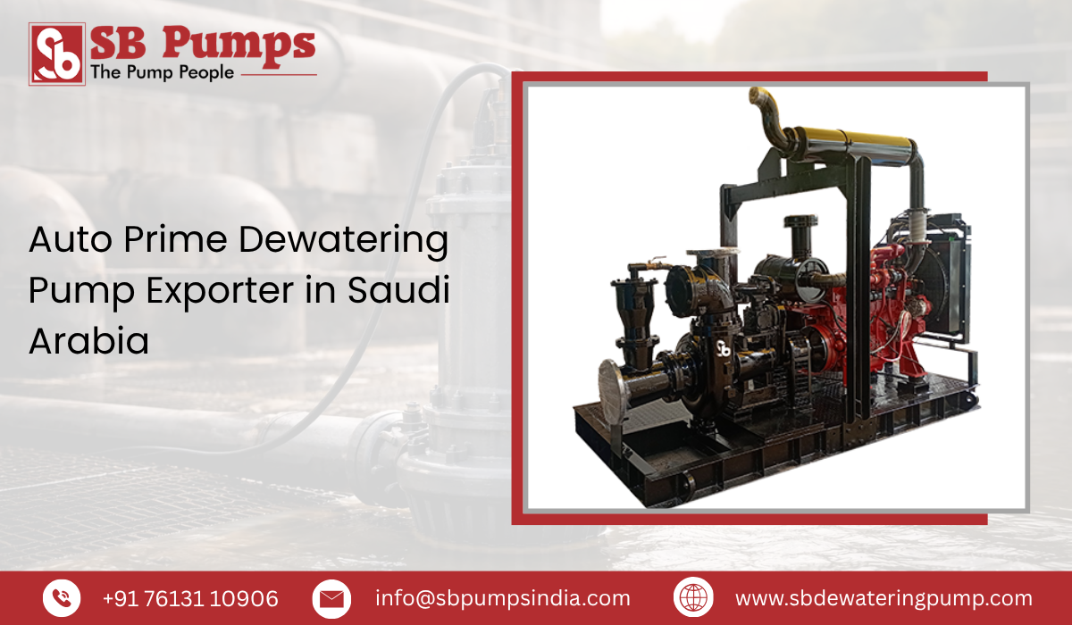 Auto Prime Dewatering Pump Exporter in UAE