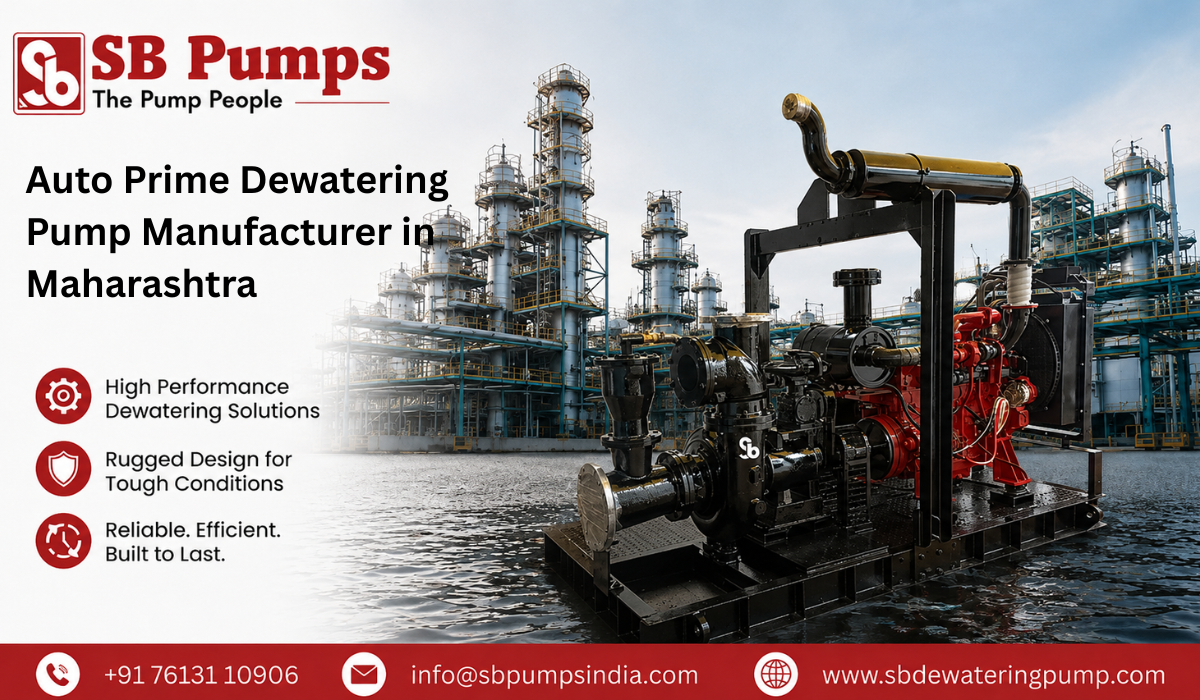 Auto Prime Dewatering Pump Manufacturer in Maharashtra 