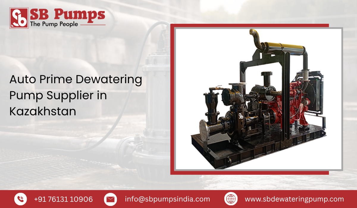 Auto Prime Dewatering Pump Supplier in Kazakhstan
