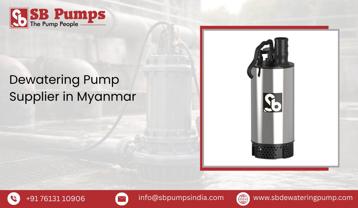 Dewatering Pump Supplier in Myanmar
