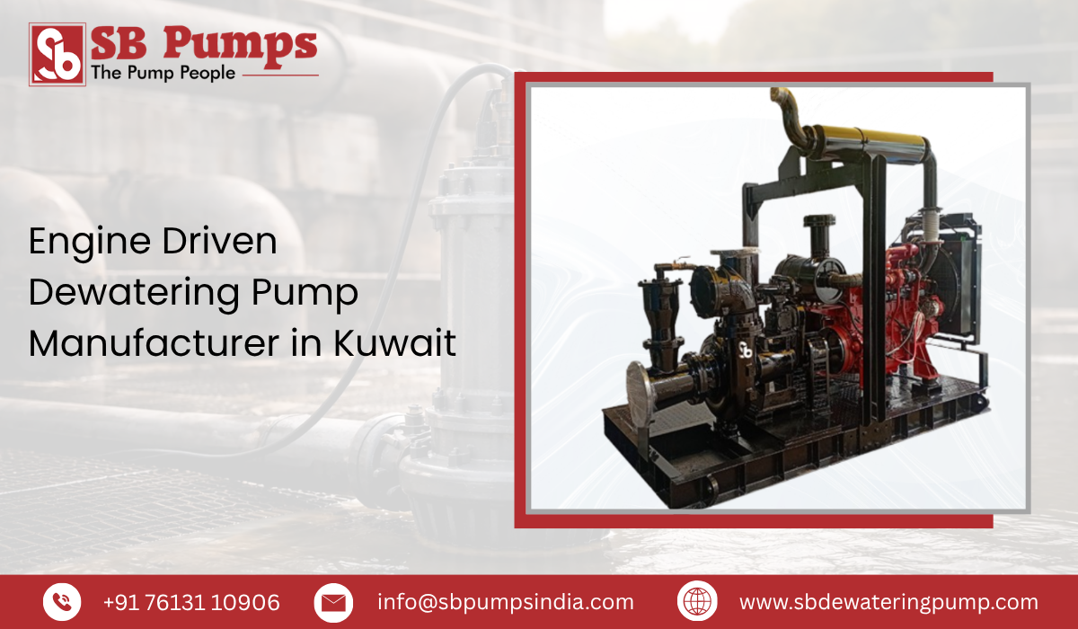 Engine Driven Dewatering Pump Manufacturer in Kuwait