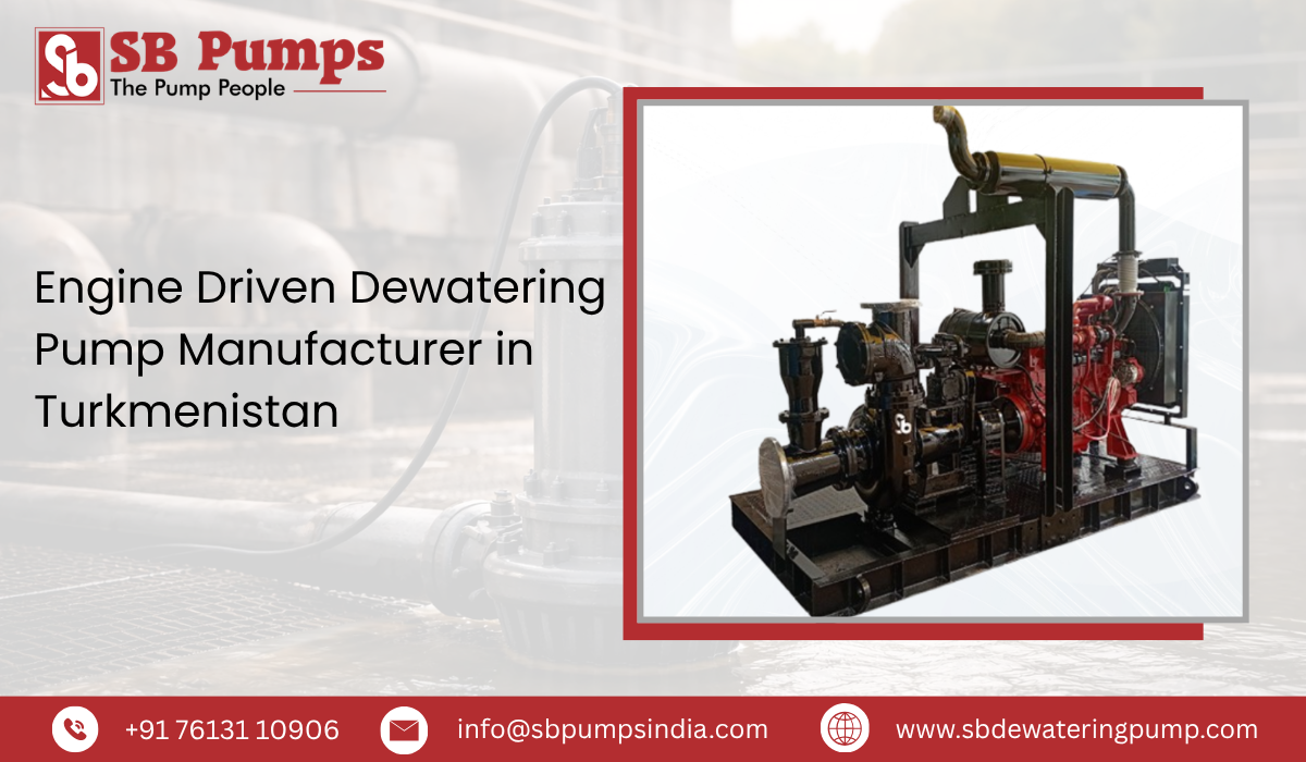 Engine Driven Dewatering Pump Manufacturer in Turkmenistan