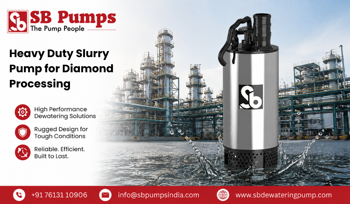 Heavy Duty Slurry Pump for Diamond Processing