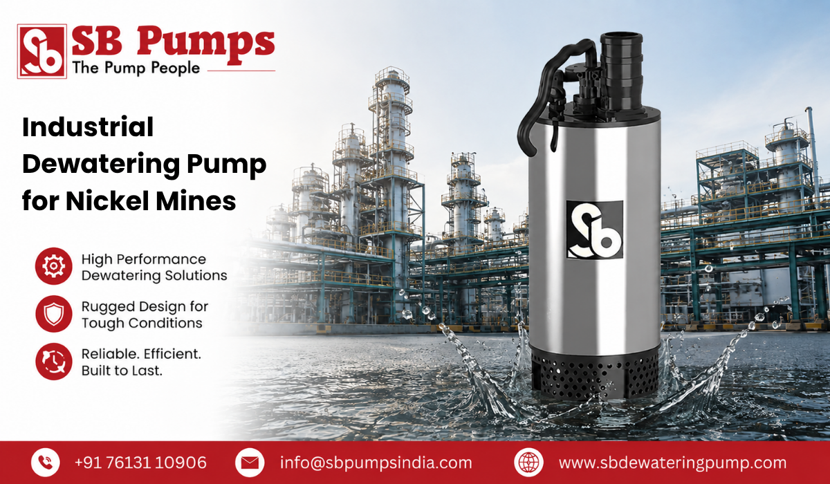 Industrial Dewatering Pump for Nickel Mines