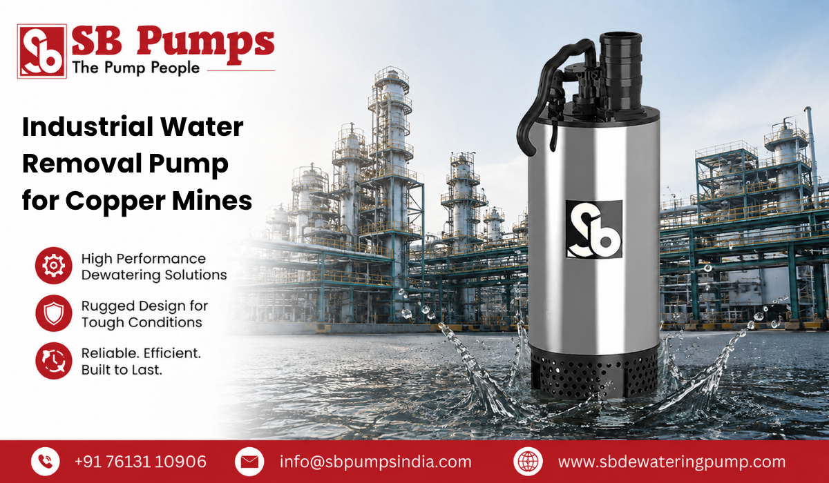 Industrial Water Removal Pump for Copper Mines