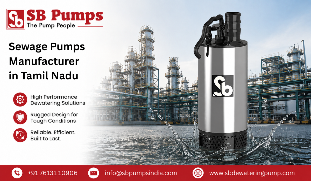 Sewage Pumps Manufacturer in Tamil Nadu 