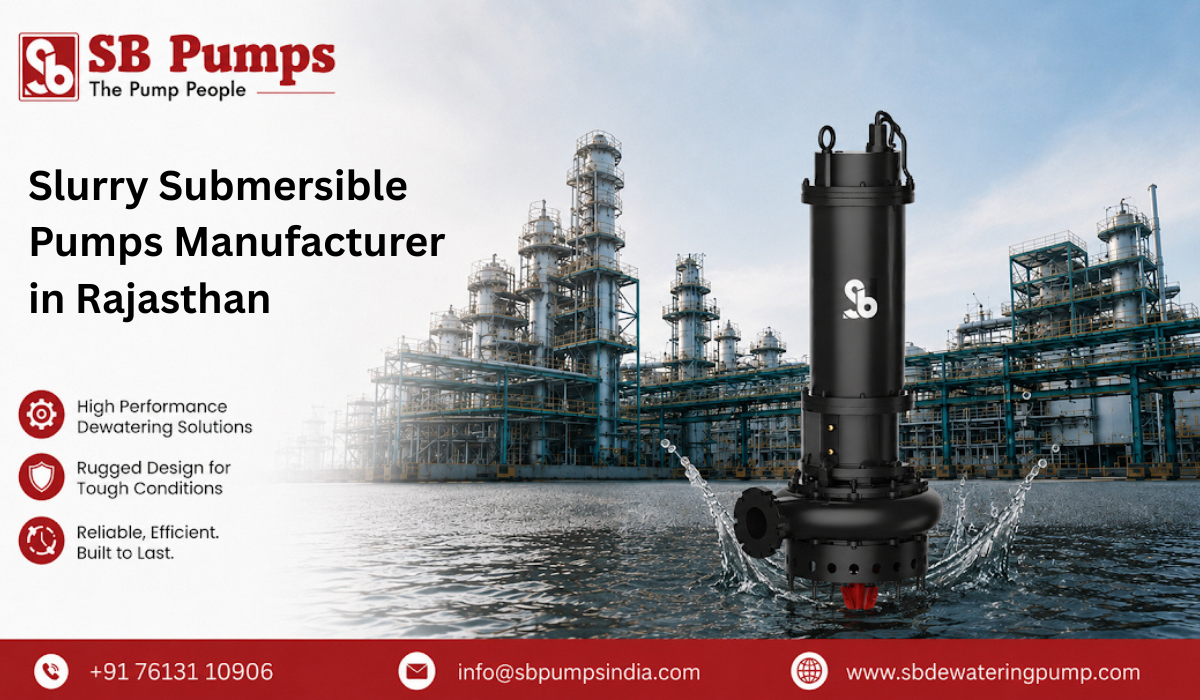 Slurry Submersible Pumps Manufacturer in Rajasthan 